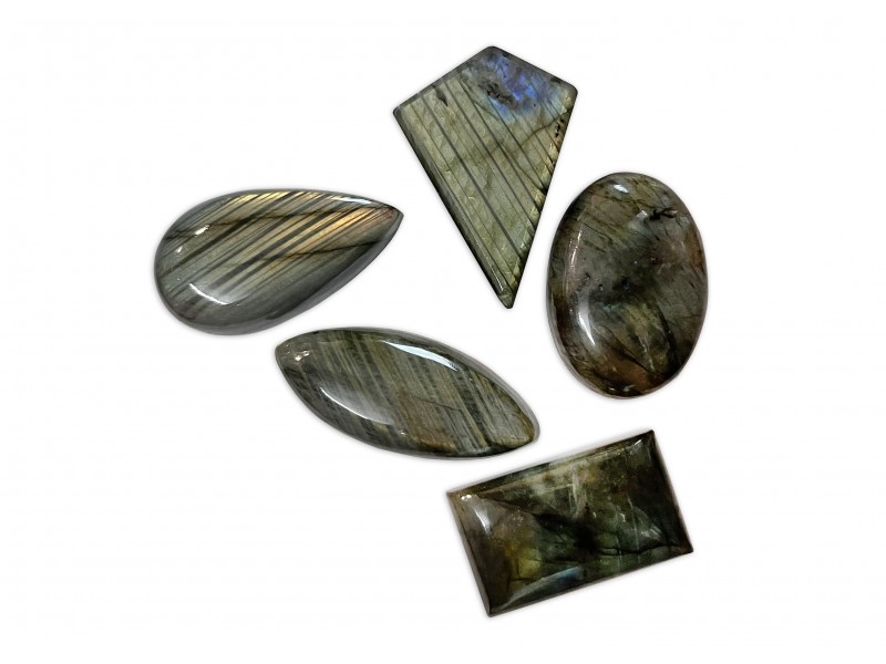 Labradorite Cabs Mix