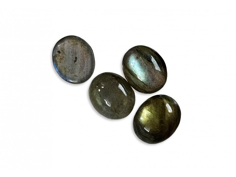 Labradorite Cabs, Oval, 8 x 10 mm