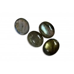 Labradorite Cabs, Oval, 9 X 11 mm