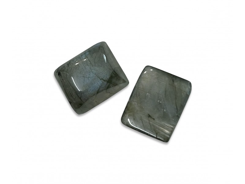 Labradorite Cabs, Rectangle, 9 x 11 mm