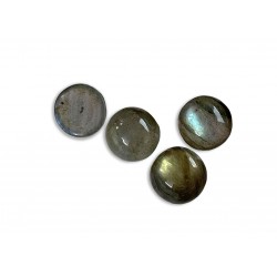 Labradorite Cabs, Round, 10 mm