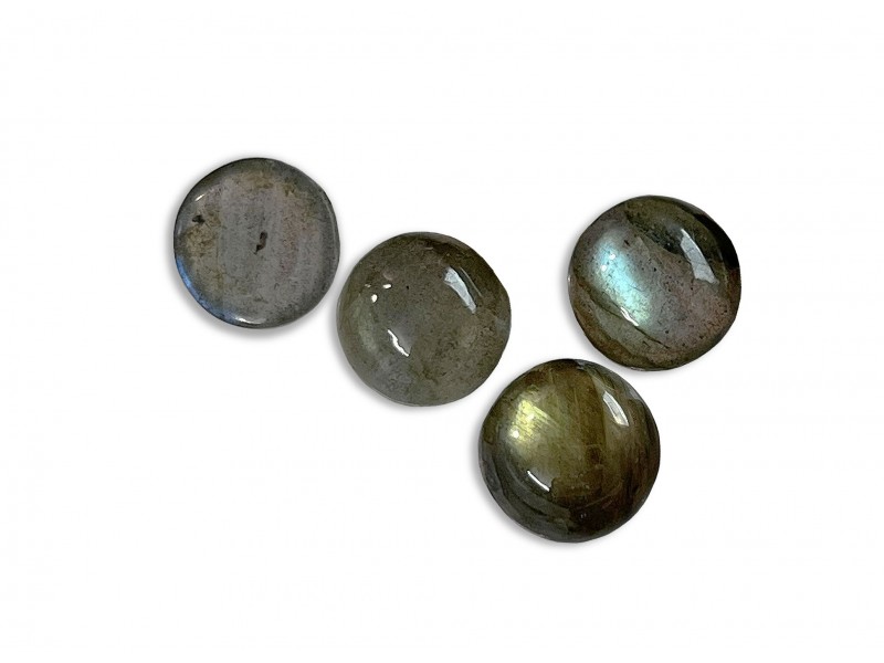 Labradorite Cabs, Round, 10 mm