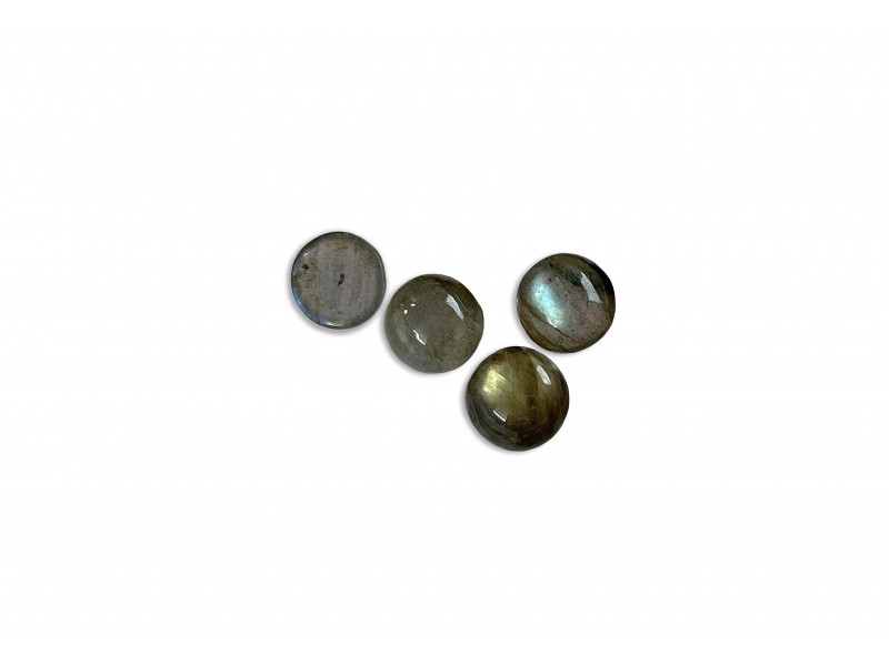 Labradorite Cabs Round 4 mm