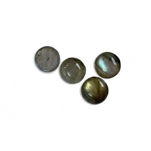 Labradorite Cabs, Round, 9 mm