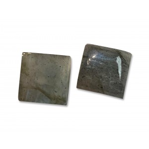 Labradorite Cabs Square, 12mm