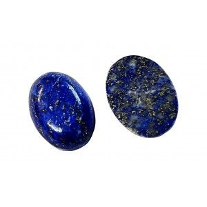 Lapis Cabs, Oval, 10 x 12 mm