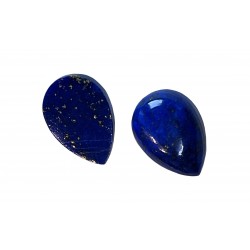 Lapis Cabs, Pear, 10 x 14 mm