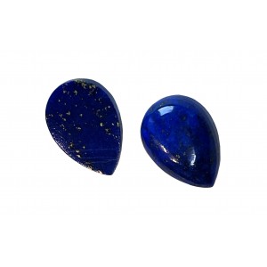 Lapis Cabs, Pear, 10 x 14 mm