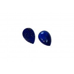 Lapis Cabs, Pear, 5 x 7 mm