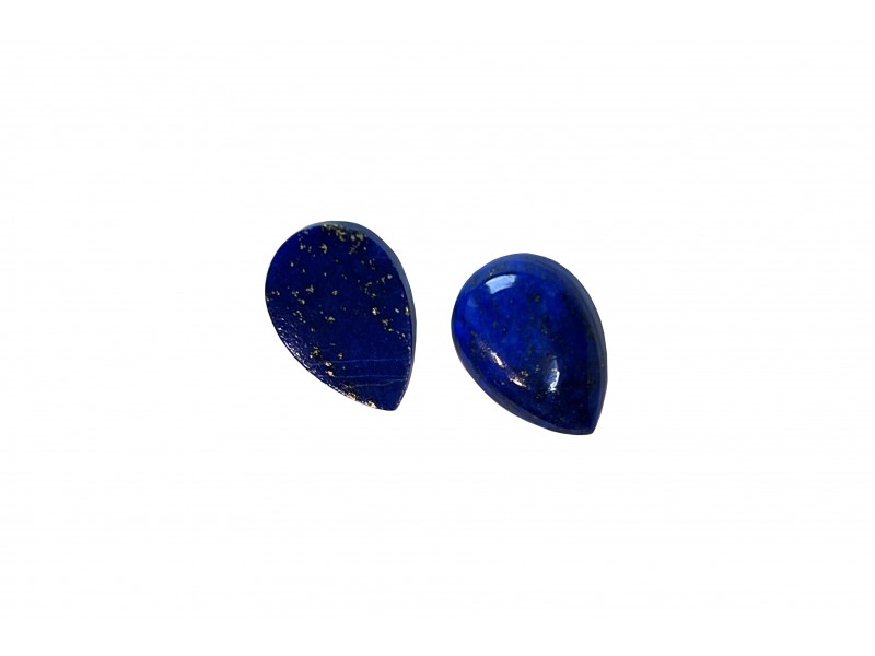 Lapis Cabs, Pear, 5 x 7 mm