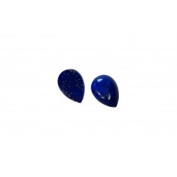 Lapis Cabs, Pear, 6 x 4 mm