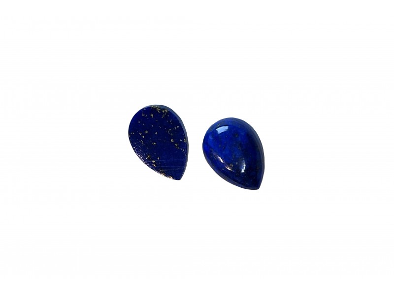 Lapis Cabs, Pear, 6 x 4 mm