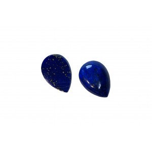 Lapis Cabs, Pear, 6 x 9 mm