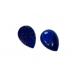 Lapis Cabs, Pear, 7 x 10 mm