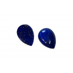 Lapis Cabs, Pear, 7 x 10 mm