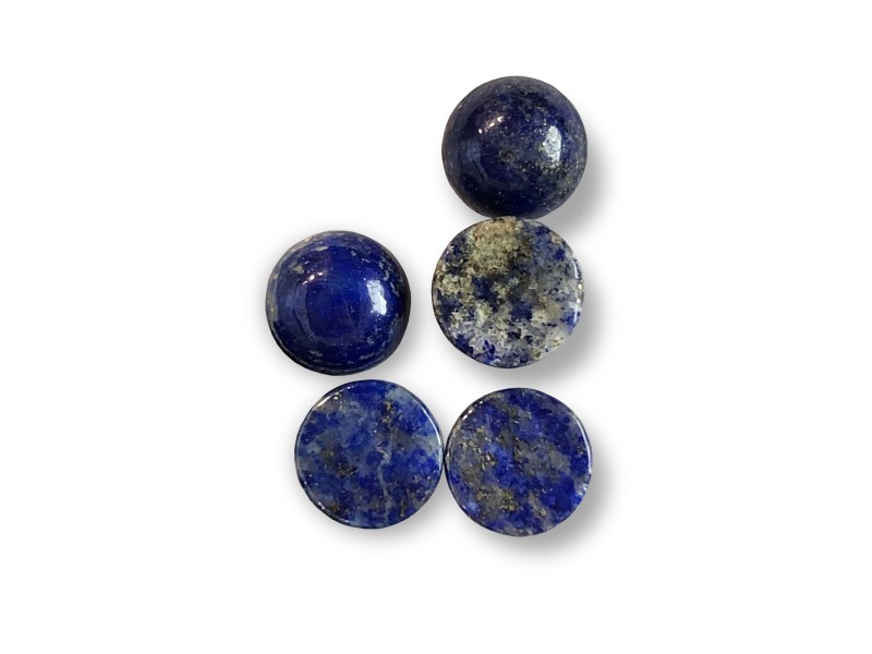 Lapis Cabs Round 8 mm