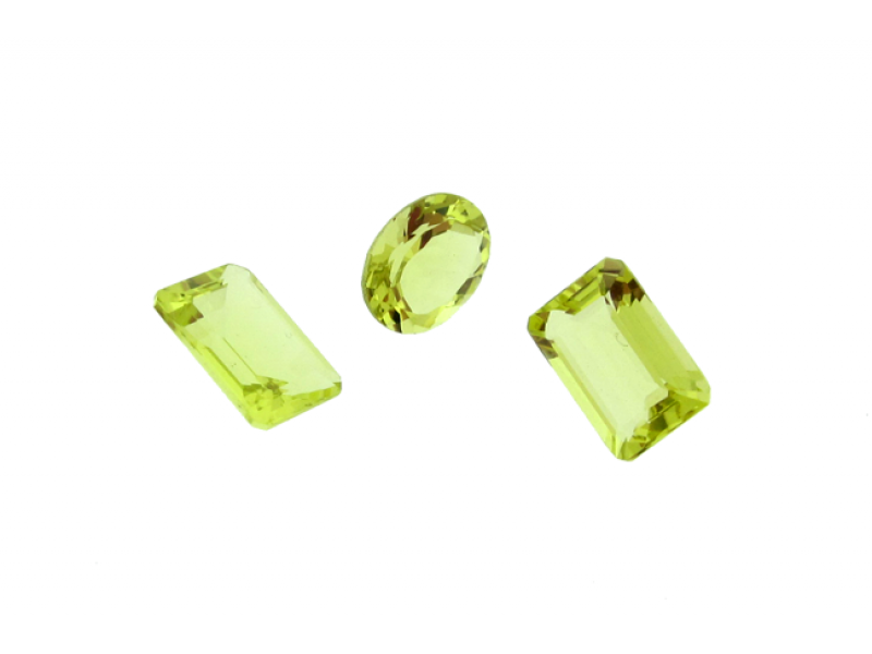 Lemon Topaz Cut Stone, Oval, 10 x 12 mm