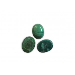 Malachite Cabs Oval, 4 x 6 mm