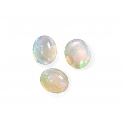 Ethiopian Opal Cabs, Oval, 9mm x 11mm 