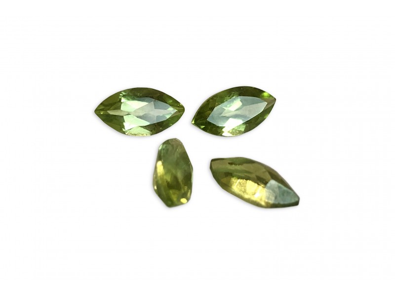 Peridot Cut Stone, Marquise, 4 x 8 mm