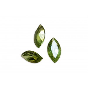 Peridot Cut Stone, Marquise, 5 x 10 mm