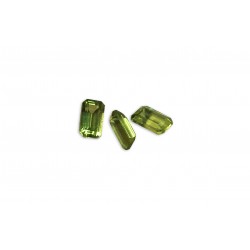 Peridot Cut Stone, Octagon, 3 x 5 mm 