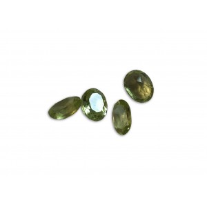 Peridot Cut Stone, Oval, 4 x 6 mm