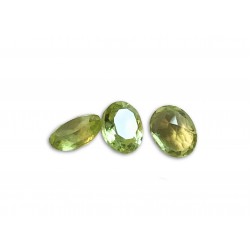 Peridot Cut Stone, Oval, 6 x 8 mm