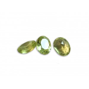 Peridot Cut Stone, Oval, 6 x 8 mm