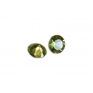 Peridot Cut Stone, Round, 4 mm