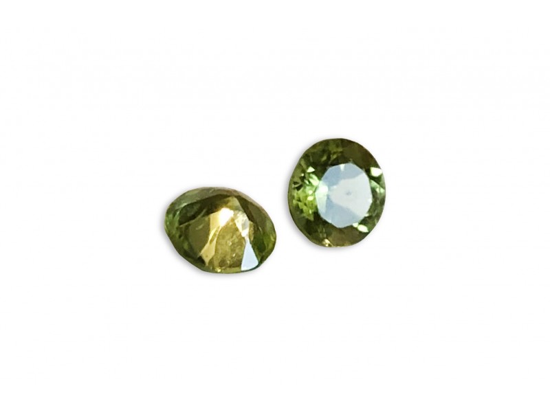 Peridot Cut Stone, Round, 4 mm