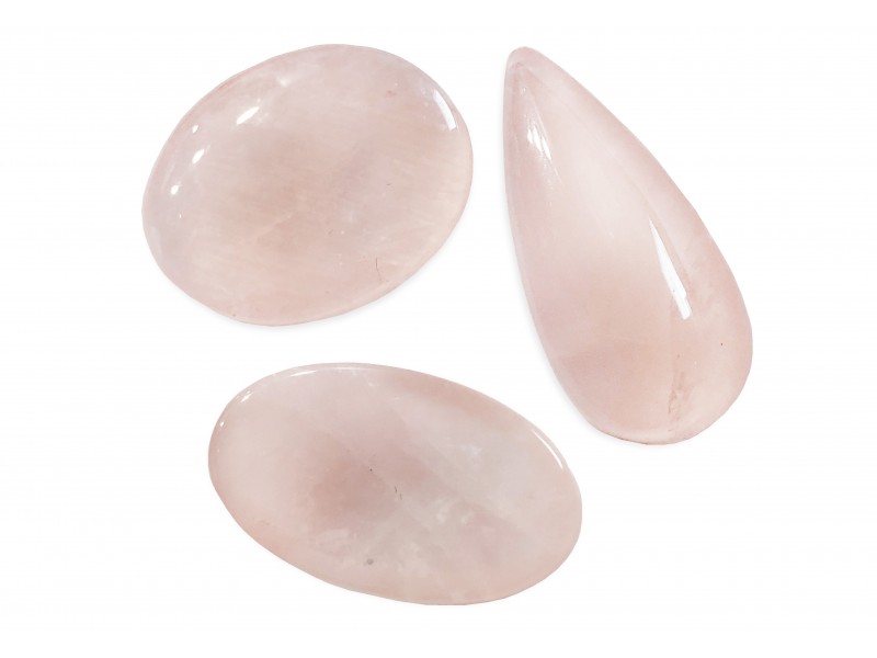 Rose Quartz Cabs mix