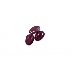 Ruby Cabs, Oval, 4 x 6 mm 