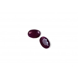 Ruby Cut Stone, Oval, 3 x 4 mm