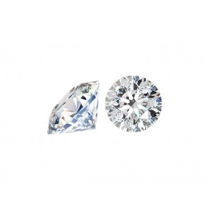 Cubic Zirconia Cut, Round - 3.0mm - Clear