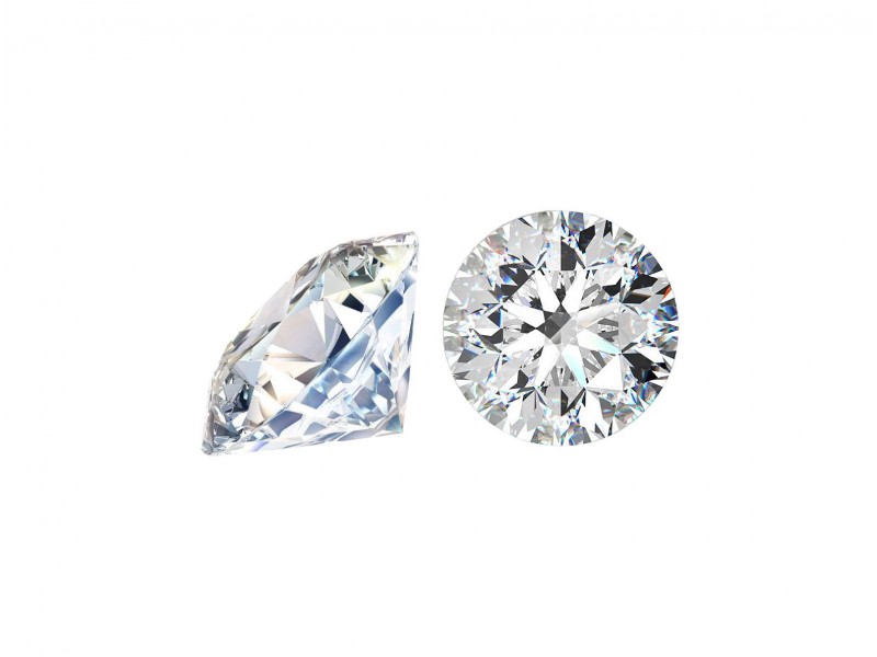 Cubic Zirconia Cut, Round - 3.0mm - Clear