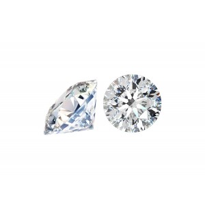 Cubic Zirconia Cut, Round - 3.5mm - Clear