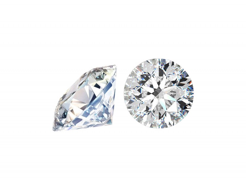 Cubic Zirconia Cut, Round - 3.5mm - Clear