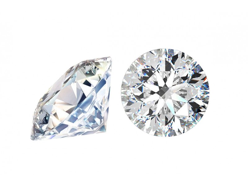 Cubic Zirconia Cut, Round - 5.5mm - Clear