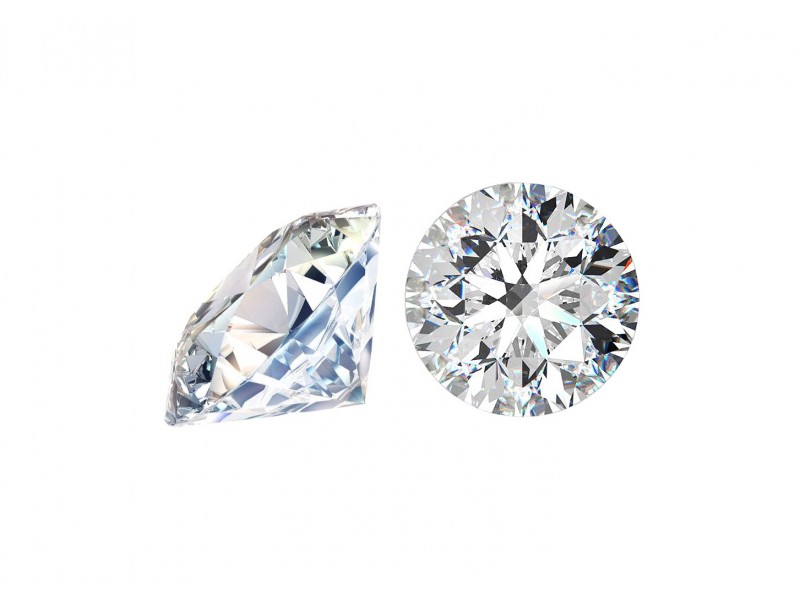 Cubic Zirconia Cut, Round - 3.75mm - Clear