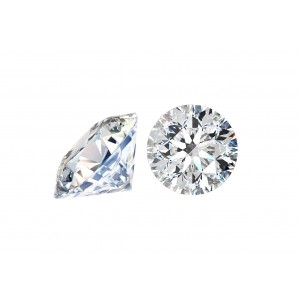 Cubic Zirconia Cut, Round - 4.25mm - Clear