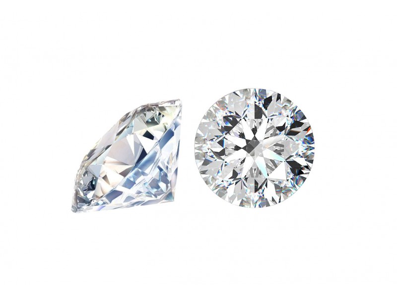 Cubic Zirconia Cut, Round - 4.25mm - Clear