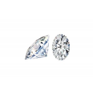 Cubic Zirconia Cut, Oval - 4x6mm - Clear