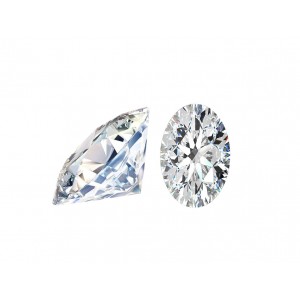 Cubic Zirconia Cut, Oval - 5x7mm - Clear