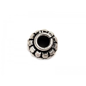 Sterling Silver 925 Ethnic Bead 1.93gr