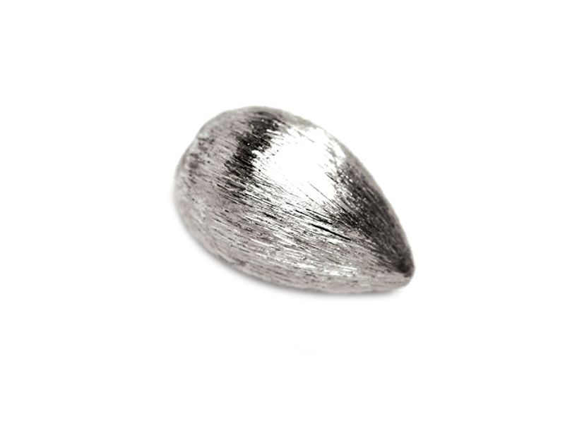 Sterling Silver 925 Ethnic Bead 1.4gr 9 x 14.2mm, Thickness 7.64mm