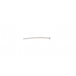 Sterling Silver 925 Ball Head Pin - 0.5mm x 50mm - 1.5mm head