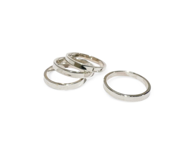 Silver 925 ring, flat, 3mm, size S