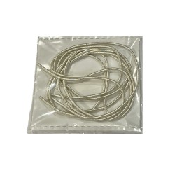 FRENCH WIRE 0.9MM/1MTR, SILVER PLATED, SHINY
