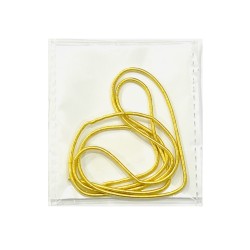 FRENCH WIRE 0.9MM/1MTR, GOLD PLATED, PALE